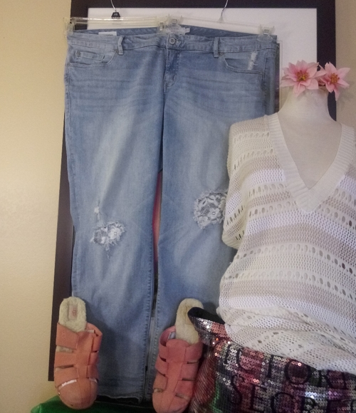 faded glory boyfriend jeans